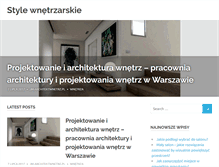 Tablet Screenshot of jm-architektwnetrz.pl